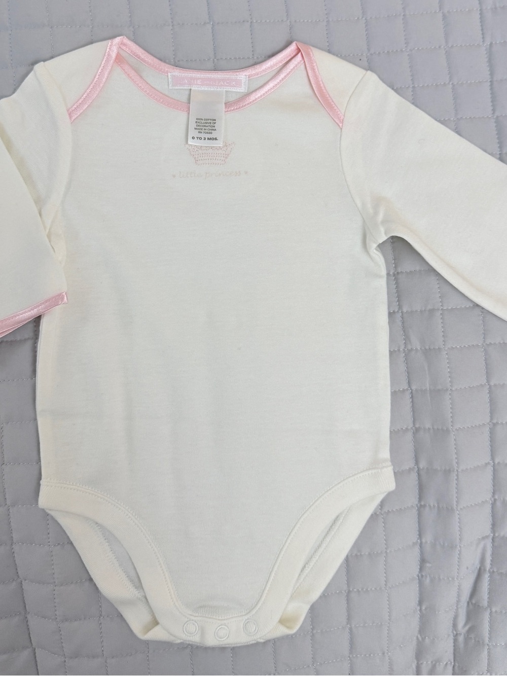 Janie and Jack Pink and Cream Three-Piece Set - Picture 4 of 4